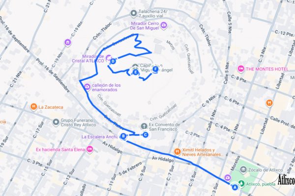 Ruta Fitness para conocer Atlixco a pie ruta fitness para conocer el centro de atlixco