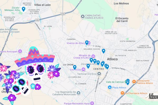 Mapa Interactivo del Valle de Catrinas 2025 en Atlixco mapa interactivo del valle de catrinas 2025 atlixco puebla